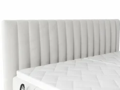 Clearance Palacio Conjunto completo boxspring - 2 x 90 x 200 cm - Terciopelo - - DONISI de Gris claro