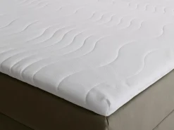 Best Conjunto completo de decoración de dormitorio con canapés abatibles - 160 x 200 - Terciopelo - - ORANA Cama Continental Boxspring