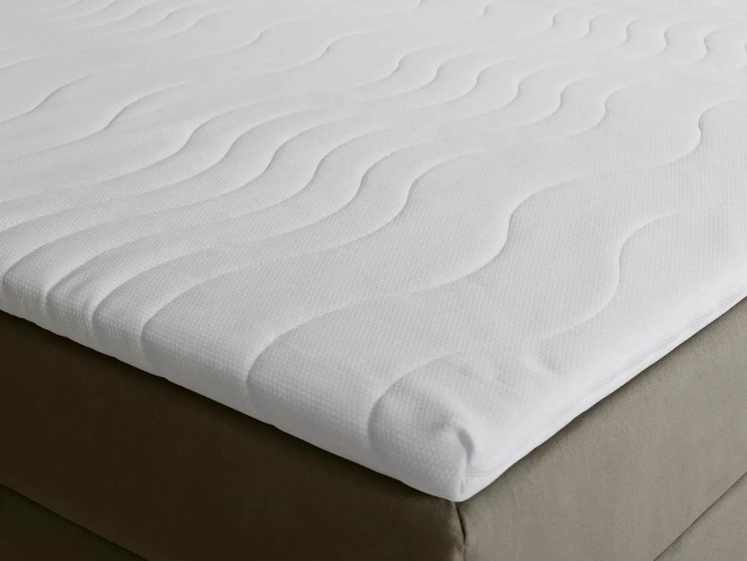 Best Conjunto completo de decoración de dormitorio con canapés abatibles - 160 x 200 - Terciopelo - - ORANA Cama Continental Boxspring
