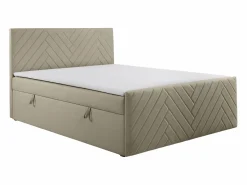 Hot Conjunto completo de ropa de cama canapés abatibles - 180 x 200 - Terciopelo - - MAKANA Cama Continental Boxspring