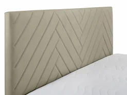 Hot Conjunto completo de ropa de cama canapés abatibles - 180 x 200 - Terciopelo - - MAKANA Cama Continental Boxspring