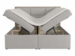 New Ysmée Conjunto completo de ropa de cama decorativa canapés abatibles - 180 x 200 cm - - SIAKI Gris claro