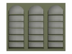 Sale Conjunto de 3 estanterías con 6 estantes - - CYMORA Librería