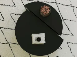 Discount Vente-unique Conjunto de 2 mesas de centro nido - Color: - ALOEVA Negro