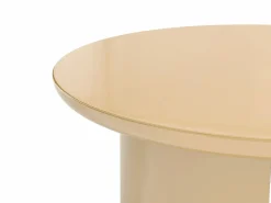 Discount Vente-unique Conjunto de 2 mesas de centro de MDF - y rojo lacado - DERLALI Beige