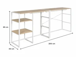 Conjunto de 2 percheros modulares para buhardilla 200x85cm KADRA