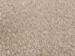 Hot Conjunto de 6 sillas con reposabrazos en tejido bouclé y madera de caucho - Taupe y natural - SOLUNA Sillas Y Lotes De Sillas