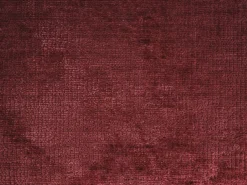 Clearance Conjunto de 2 sillas con reposabrazos en tela texturizada y metal negro - Burdeos - AVRELA Colección Rouge Passion