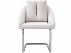 ModernLuxe Conjunto de 6 sillas de terciopelo - estructura de metal -