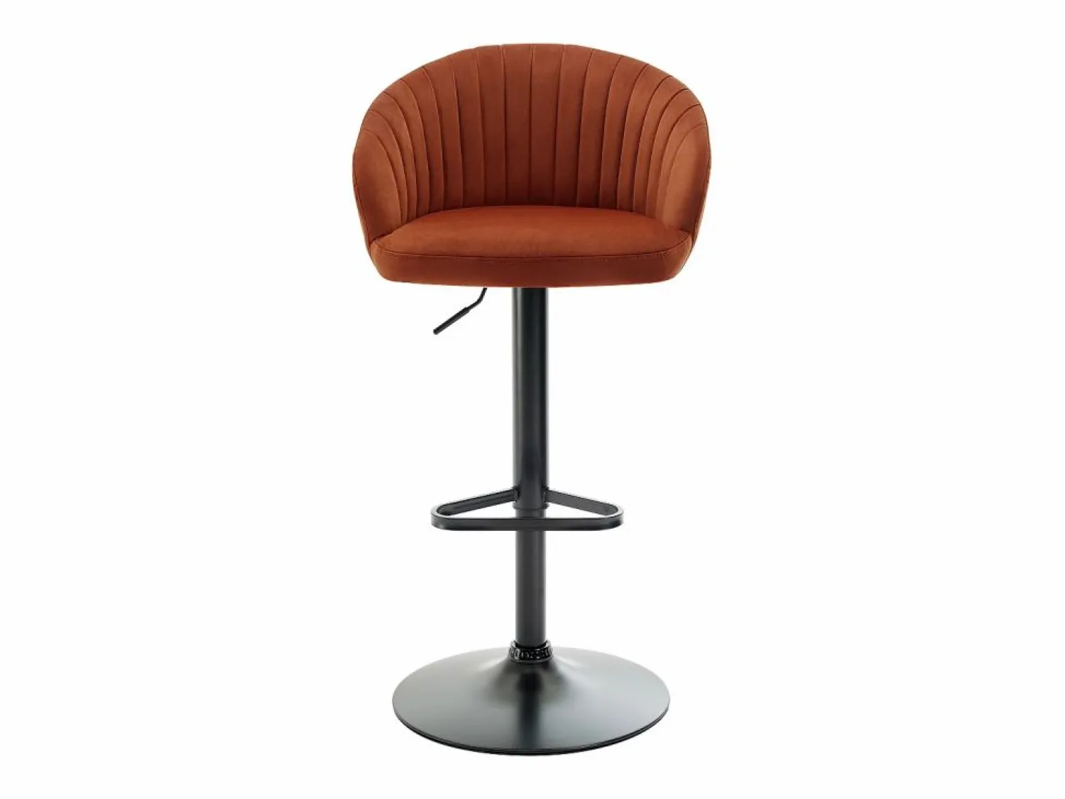 New Conjunto de 2 taburetes de bar de terciopelo y metal negro - - DORALIZ Muebles De Bar|Taburete Alto