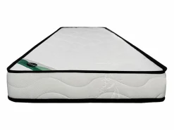 Best Conjunto de 90 x 190 cm. Somier de láminas + colchón de espuma y tela de bambú - KANANI de Conjunto Colchón Y Somier