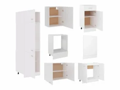 Best Conjunto de armarios de cocina de 7 piezas 