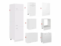 Best Conjunto de armarios de cocina de 7 piezas 