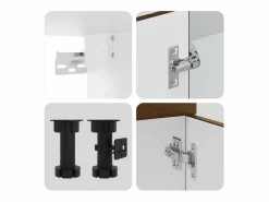 vidaxl Conjunto de armarios de cocina de 14 piezas 