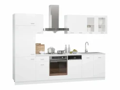 vidaxl Conjunto de armarios de cocina de 8 piezas "Lyon" de madera de ingeniería blanca