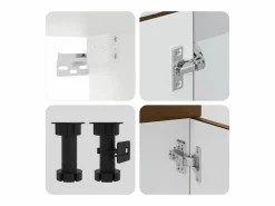 Outlet vidaxl Conjunto de armarios de cocina de 4 piezas 