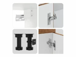 vidaxl Conjunto de armarios de cocina de 7 piezas 