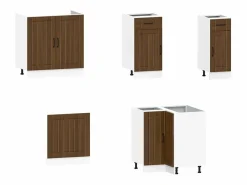 Conjunto de armarios de cocina de 11 piezas 