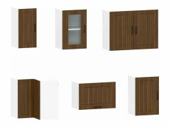 Conjunto de armarios de cocina de 11 piezas 