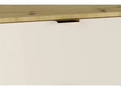 Conjunto de baño 80 cm Cashmere / Roble Nogal Armario con encimera + Columna Orio