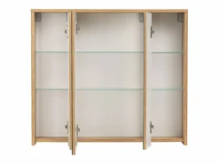 Conjunto de baño 80 cm Vivien Roble Wotan Armario con espejo
