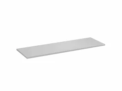 Clearance Conjunto de baño 140 cm Armario con encimera Estantería Frentes ranurados Arcos Mueble De Lavabo