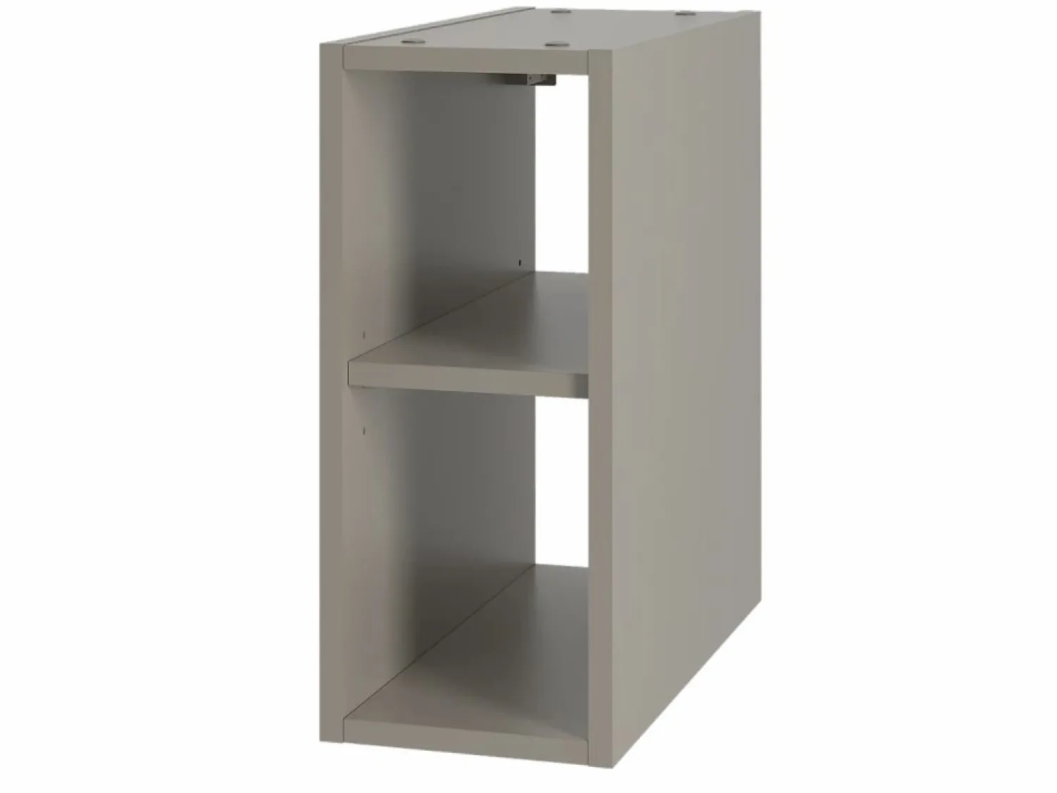 Hot Conjunto de baño de cachemira 80 cm Armario con encimera y estantería Frentes ranurados Aqua Beige