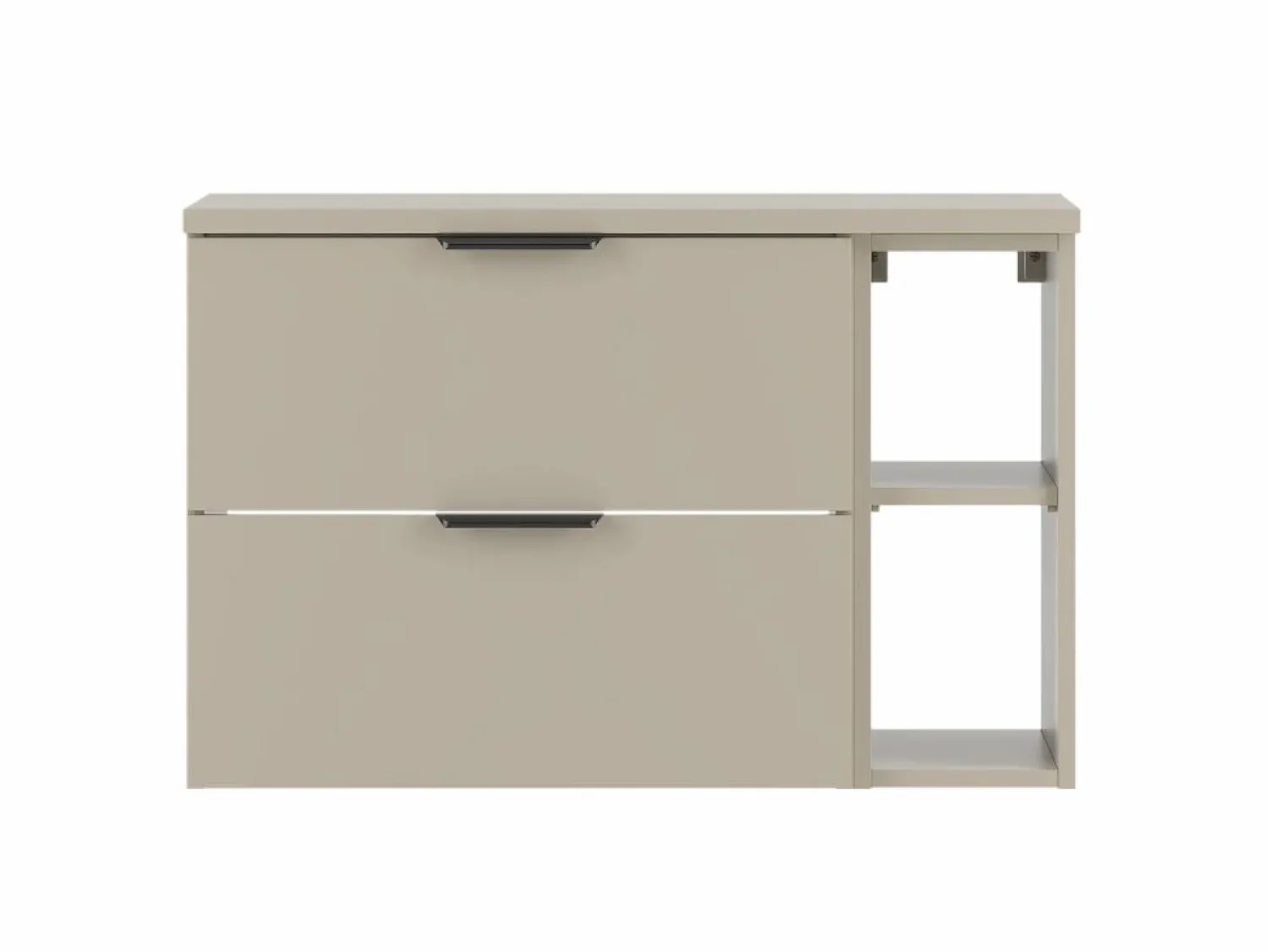 Online Conjunto de baño de cachemira 80 cm Armario Estantería Encimera Pile Beige