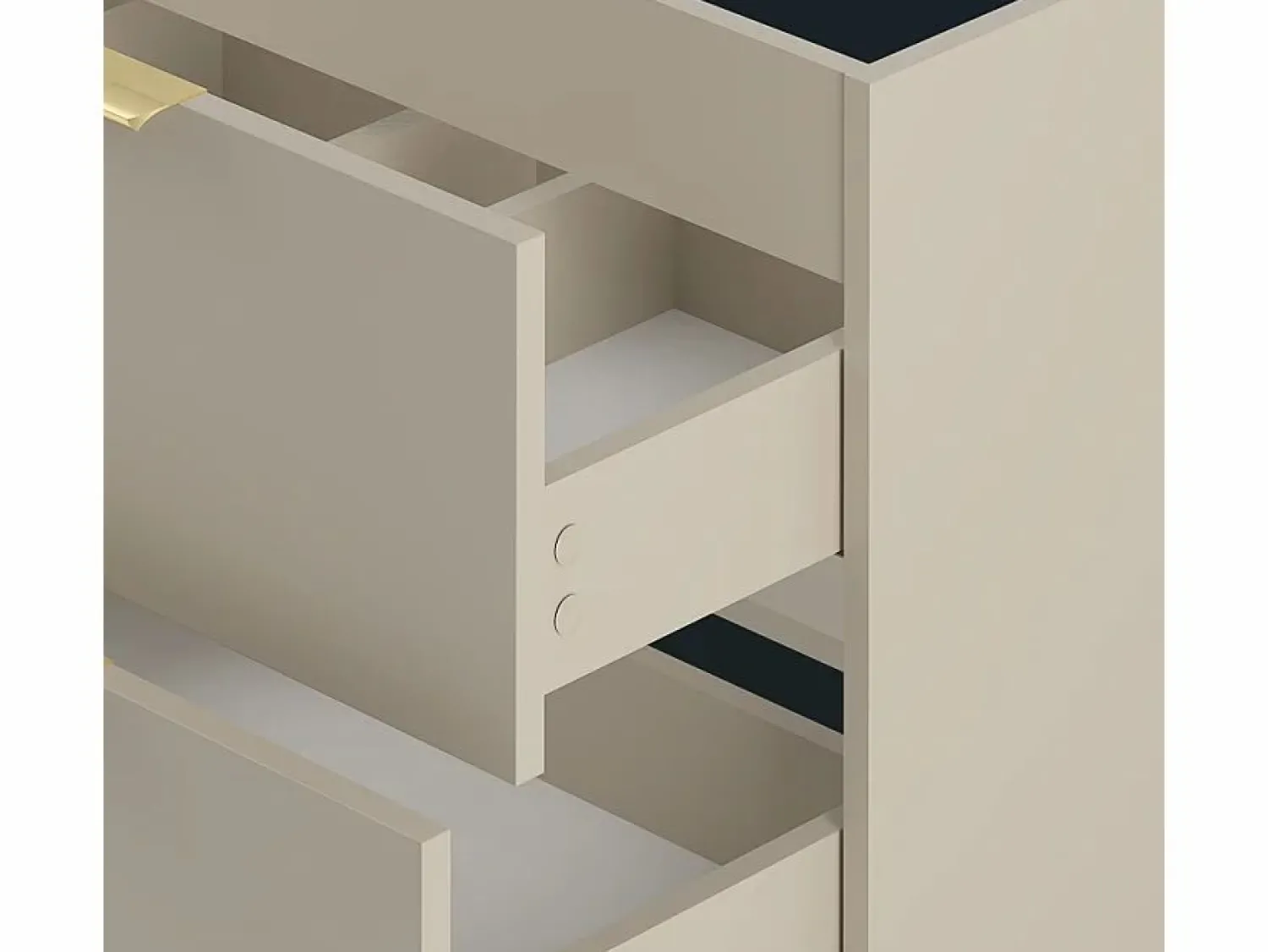 Online Conjunto de baño de cachemira 80 cm Armario Estantería Encimera Pile Beige