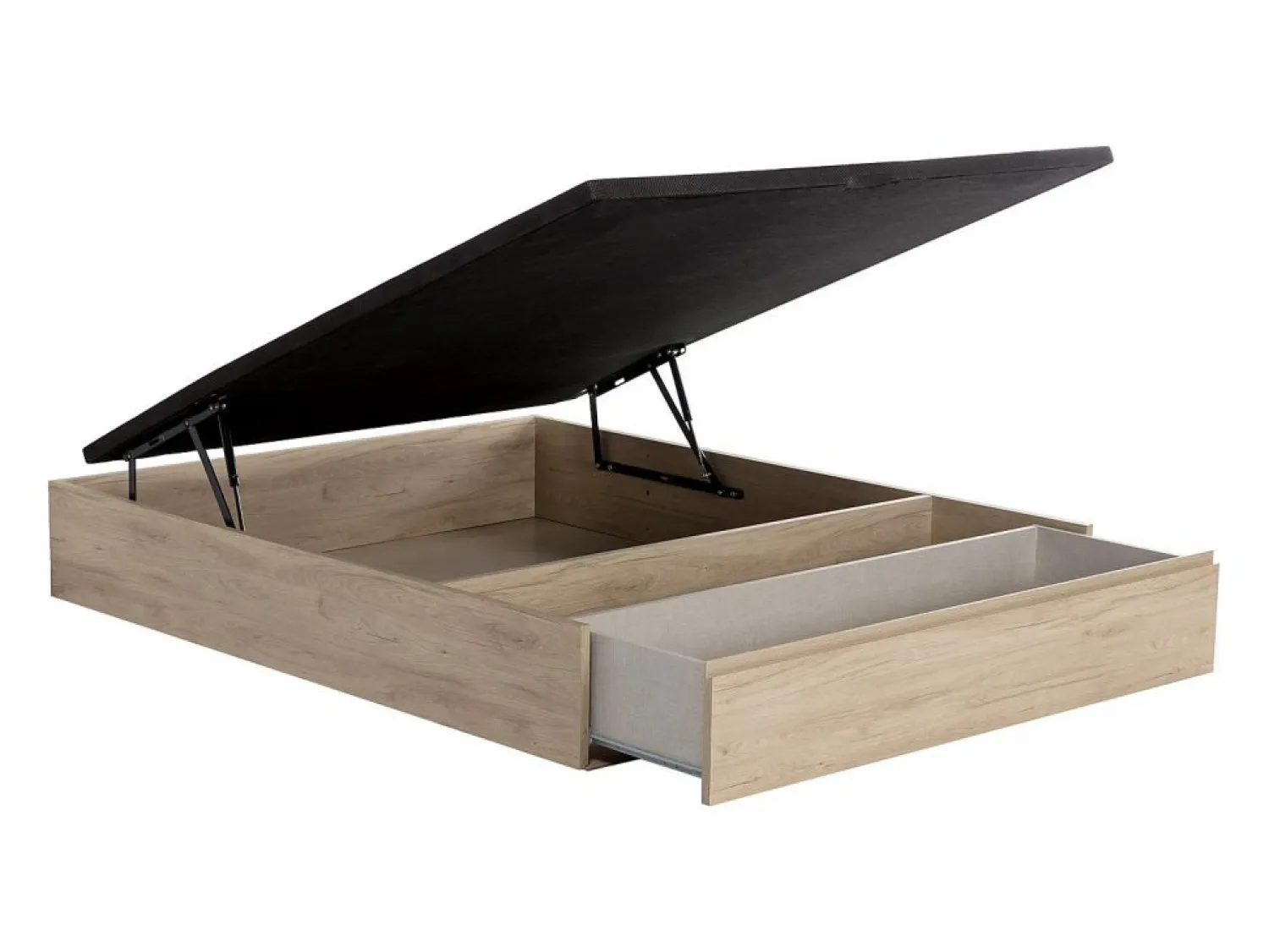 Ysmée Conjunto de canapé abatible de 140 x 190 cm con cajón + colchón de muelles - PRESTIGE de YSMÉE