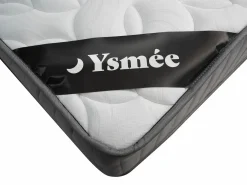Outlet Ysmée Conjunto de canapé abatible de 160 x 200 cm + colchón de espuma HR y látex - MALINO de YSMÉE Color natural claro