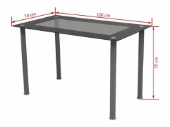 vidaxl Conjunto de Comedor Cuero Artificial de Cinco Piezas de Color