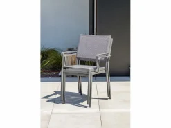 Dcb Garden Conjunto de comedor de 8 plazas en aluminio