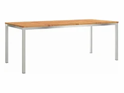 vidaxl Conjunto de Comedor de Jardín 9 pcs Madera de Acacia Sólida