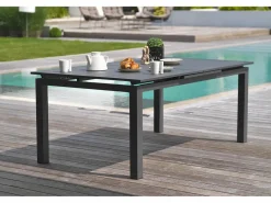 Dcb Garden Conjunto de comedor de jardín 12 plazas de aluminio