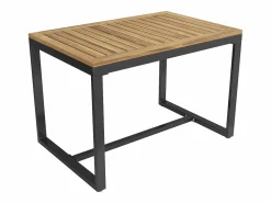 ModernLuxe Conjunto de comedor de jardín para 7 - 8 personas - sofá de esquina - 2 butacas - 1 mesa -