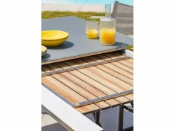 Paris Garden Conjunto de comedor de jardín 8 plazas de aluminio