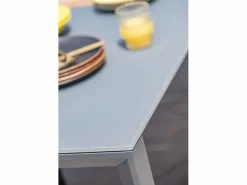 Paris Garden Conjunto de comedor de jardín 8 plazas de aluminio