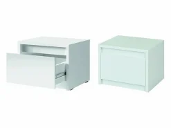 Discount Conjunto de dormitorio VERONA: Cama con canapé 160x200 cm, cómoda de 3 cajones, mesitas de noche, armario de 4 puertas, brillante. Dormitorio Completo