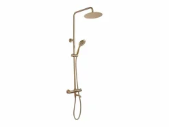 Best Conjunto De Ducha Con Termostato Lungo Termostat Brush Gold Columna De Ducha