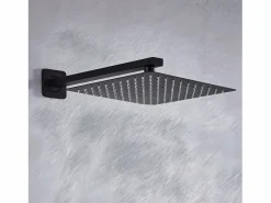 MIRLO Conjunto de ducha empotrada monomando a pared TILSO mate 30 cm x 30 cm