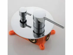 Outlet Conjunto de ducha empotrada techo monomando SLIGO Ø 30cm Cromado Alcachofa De Ducha, Cabezal