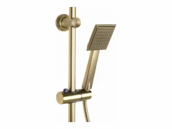 New Rea Conjunto De Ducha Bravo Brush Gold Dorado