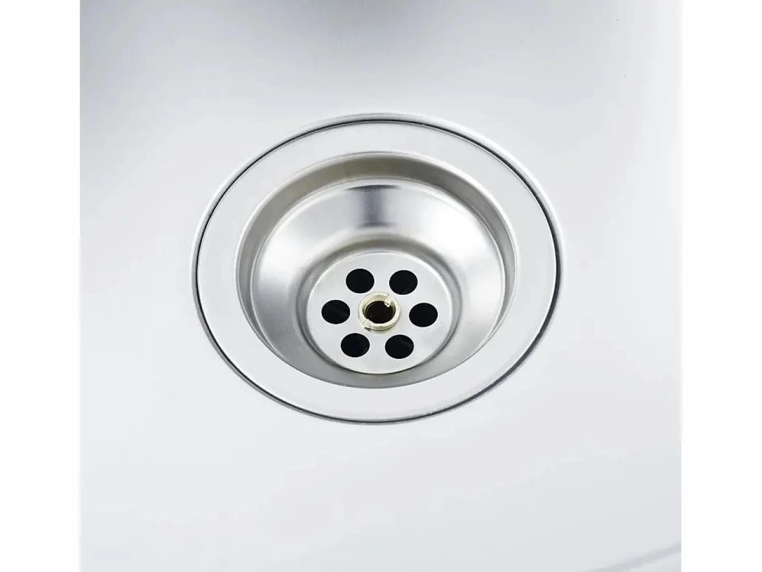 Conjunto de fregadero y escurridor de cocina plata 800x500x155 mm acero inoxidable