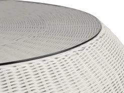 Best Conjunto de jardin de resina trenzada - - WHITEHEAVEN Salones De Jardín