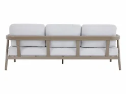 Sale Conjunto de jardín de aluminio: un sofá de 3 plazas, 2 sillones y una mesa de centro - - ZAYORA de Salones De Jardín