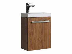 Discount Conjunto de lavabo de pared Nevada con grifo cromado Mueble De Aseo