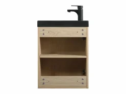 Hot Conjunto de lavabo de pared Nevada con espejo ovalado Mueble De Aseo