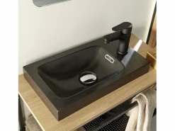 New Conjunto de lavabo grande WILO con espejo de 60 cm Mueble De Aseo