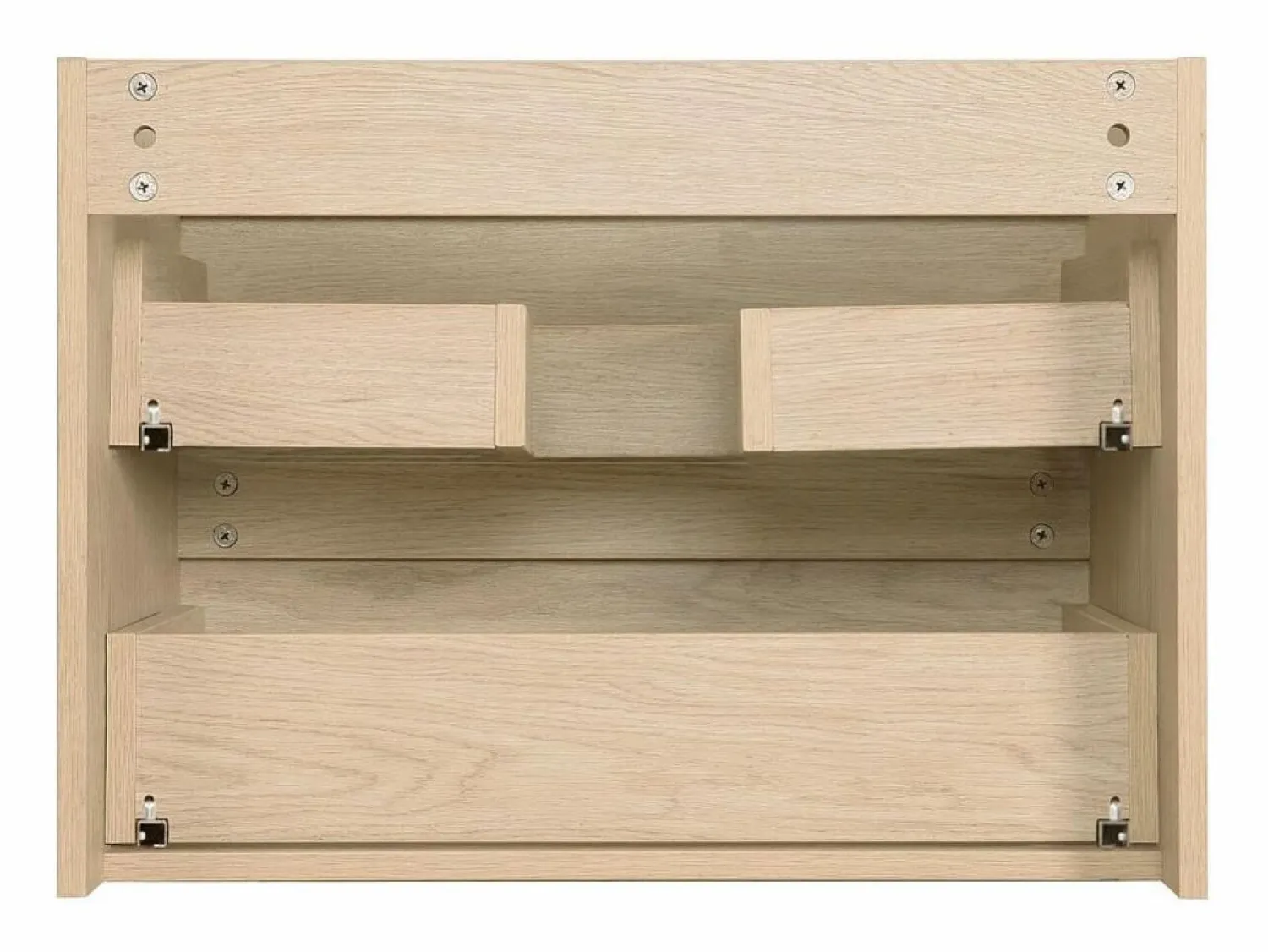 Best Conjunto de lavabo individual de 60cm con encimera de cerámica y grifo cromado SORRENTO Conjunto De Baño